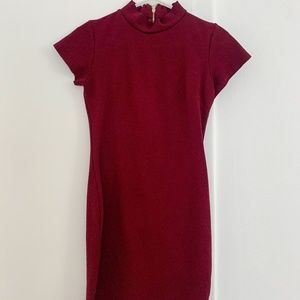 Maroon Dress